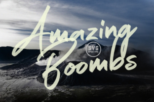 Amazing Boombs: A Color Fonts Script That Delivers Realistic Energy