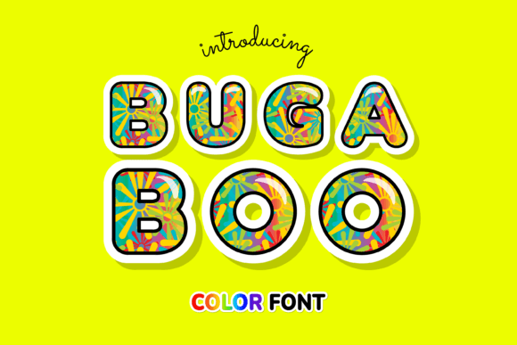 Bugaboo: A Vibrant Color Fonts Choice for Modern Publishers