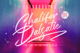 Chalifor Dalsatic: A Modern Handwritten Color Fonts Choice