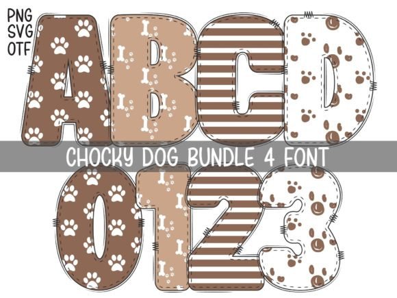 Chocky Dog: A Playful Color Font That Stitches With Charm
