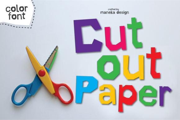 Cut out Paper: A Crafting Font That Stitches Like a Hand-Cut Note