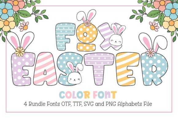 Fox Easter: A Playful Color Fonts Ensemble for Handmade Brands
