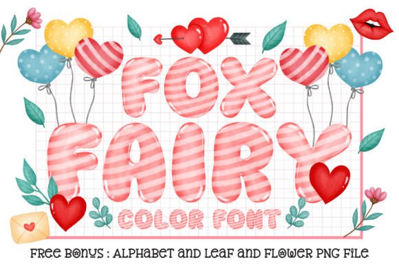 Fox Fairy: A Playful Color Fonts Choice for Handmade Brands