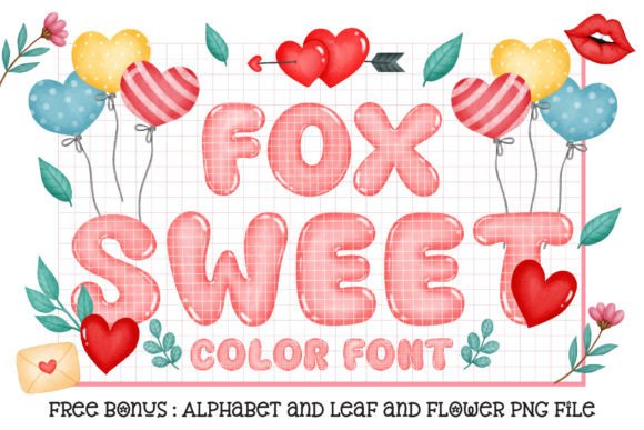 Fox Sweet: A Color Fonts Gem for Handmade Design