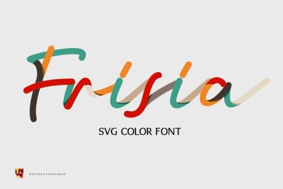 Frisia: A Playful Color Font for Handmade Brands