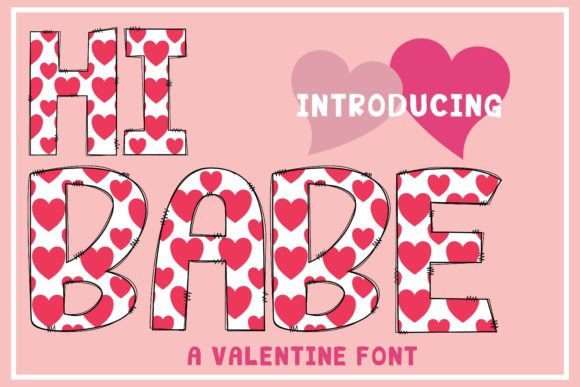 Hi Babe Color Fonts for Creative Sellers