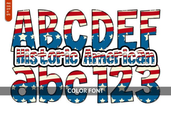 Historic American: A Color Fonts Gem for Playful Branding