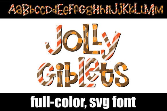 Jolly Giblets: A Vibrant Color Fonts Choice for Seasonal Branding