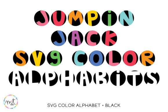 Jumpin Jack Alphabits: A Playful Color Fonts Choice