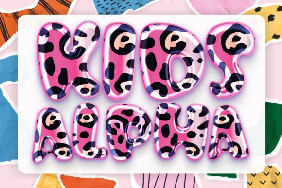 Kids Leona: A Playful Leopard Font That Stitches With Personality