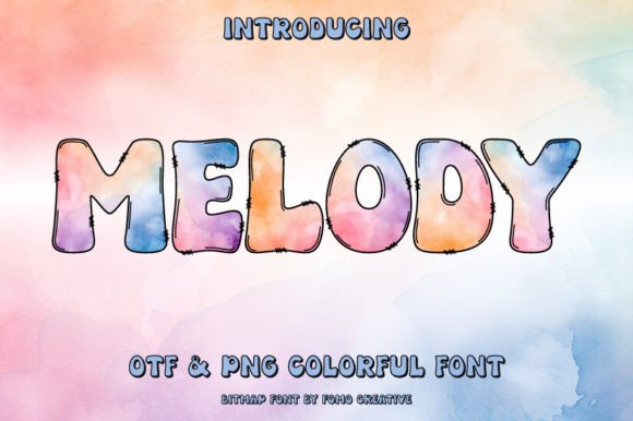 Melody: A Vibrant Color Fonts Choice for Modern Brands