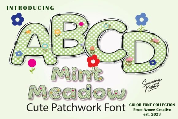 Mintmeadow: A Pastel Color Fonts Asset for Local Branding