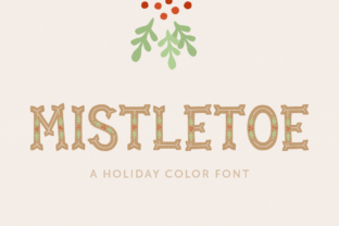 Mistletoe: A Festive Color Fonts Choice for Local Business Branding