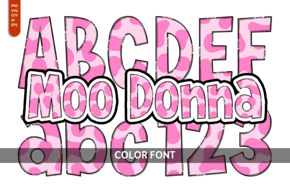 Moo Donna Fonts: A Playful Color Fonts Choice