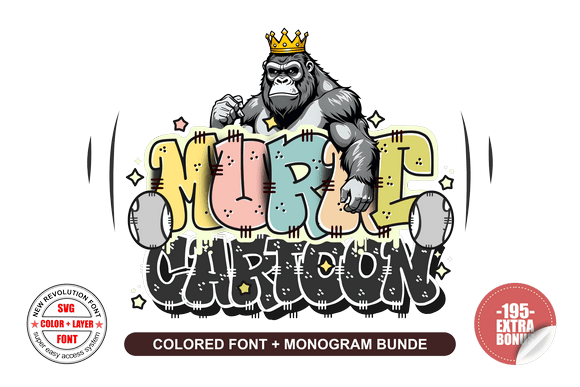 Mural: A Cheerful Color Font for Handmade Brands