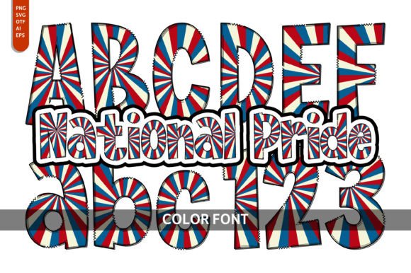 National Pride Fonts: A Color Fonts Review for Publishers