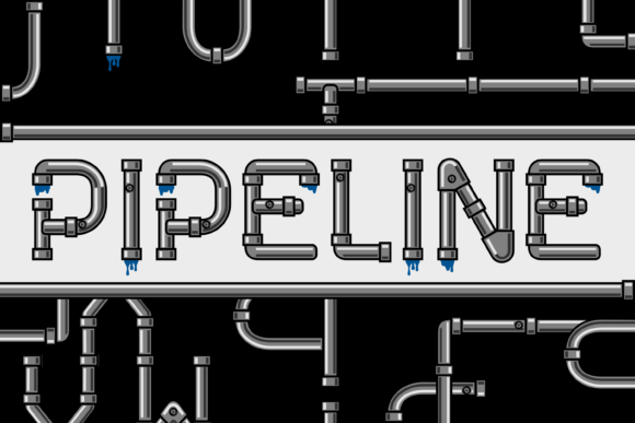 Pipeline: A Modern Color Font for Handmade Brands