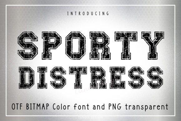 Sporty Distress Fonts: A Color Fonts Review for Local Branding