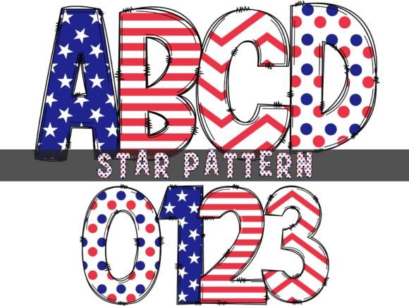Star Pattern: A Color Fonts Design Asset for Modern Blog & Web Publishing