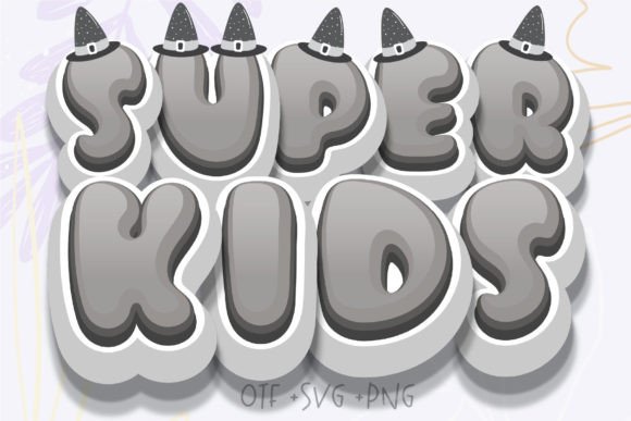 Super Kids – Playful Color Fonts for Editorial & Website Use