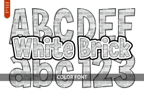 White Brick: A Playful Font That Stitches With Personality