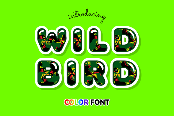 Wild Bird: A Color Font That Sings—Or Stumbles—in Embroidery?