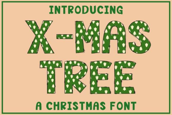 X-mas Tree: A Festive Color Fonts Choice